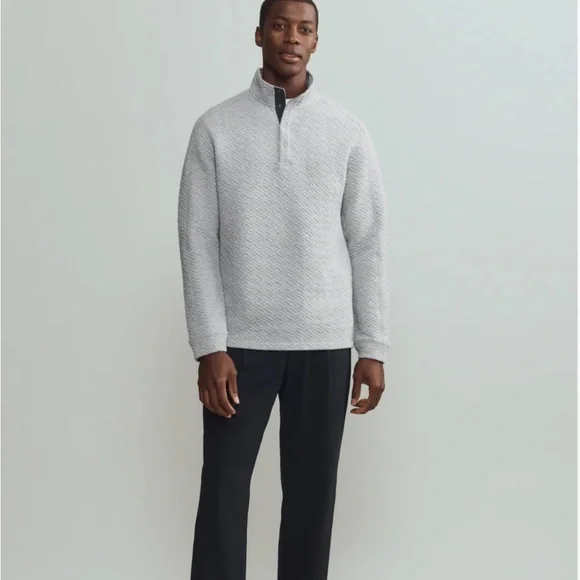 Rhone Weekender Pullover NWT Gray - Picture 2 of 8